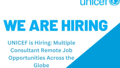 UNICEF is Hiring: Multiple Consultant Remote Job Opportunities Across the Globe