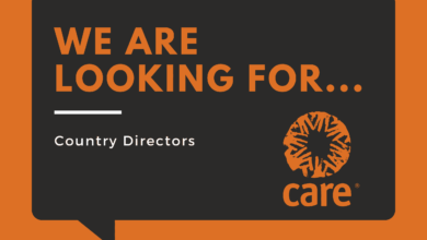 CARE is Hiring for Country Directors (Multiple Locations Worldwide)