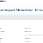 Momentum Agreement Support Administrator Internship 2026