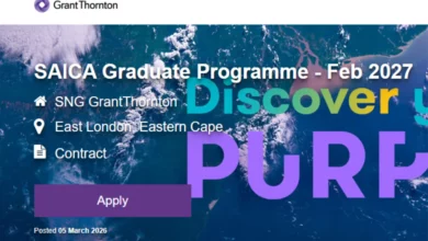 SNG Grant Thornton SAICA Graduate Programme 2027 3 SNG Grant Thornton SAICA Graduate Programme 2027